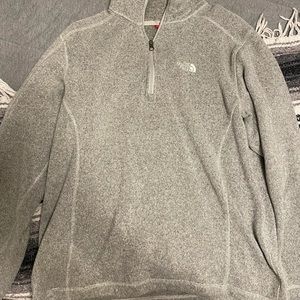 The North Face 1/4 zip.